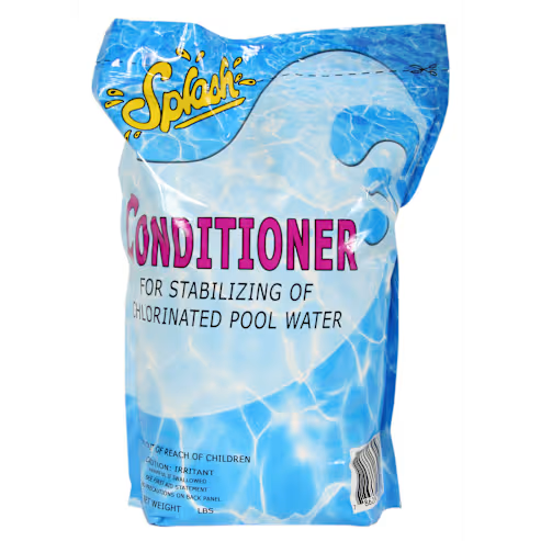 AquaBrite Cyanuric Acid - 8 lb Pouch Pool Chlorine Stabilizer and Conditioner