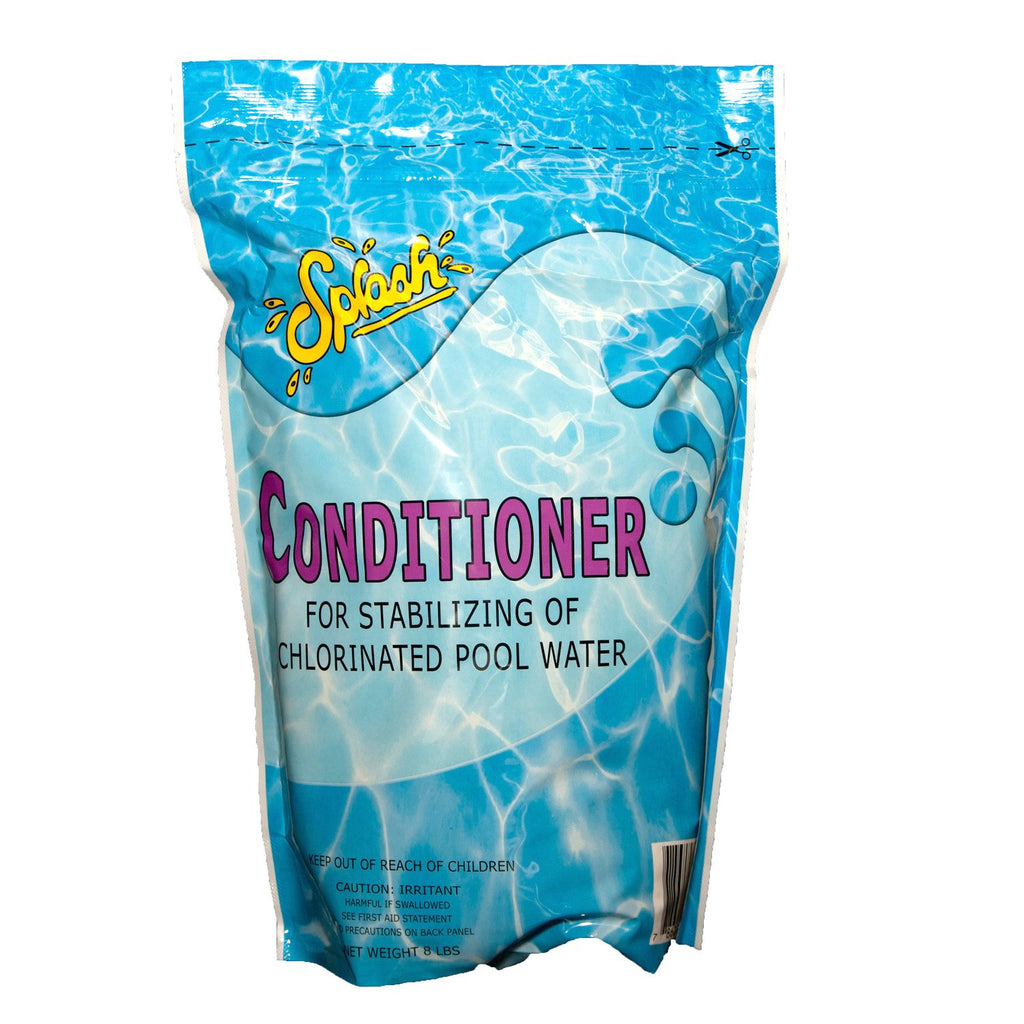 AquaBrite Cyanuric Acid - 8 lb Pouch Pool Chlorine Stabilizer and Conditioner