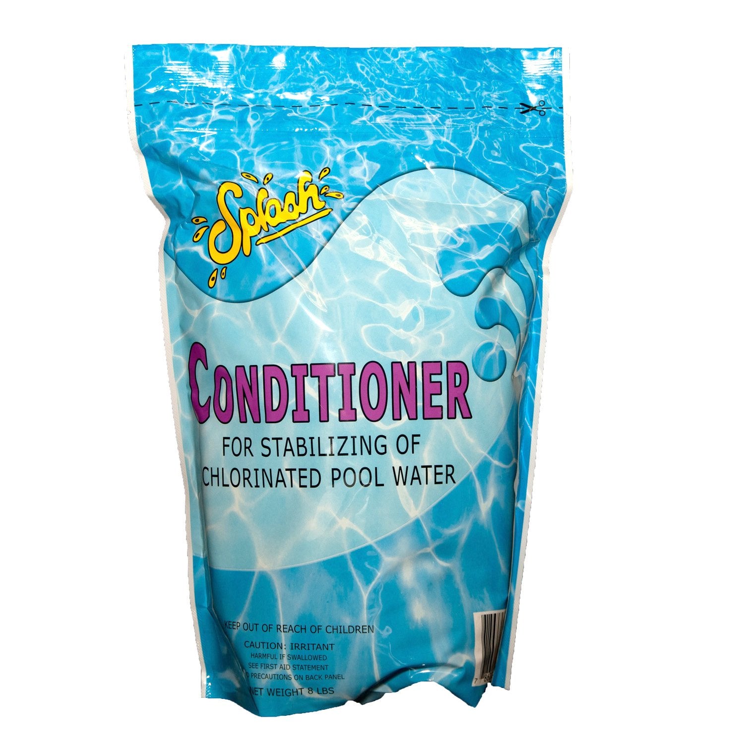 AquaBrite Cyanuric Acid - 8 lb Pouch Pool Chlorine Stabilizer and Conditioner