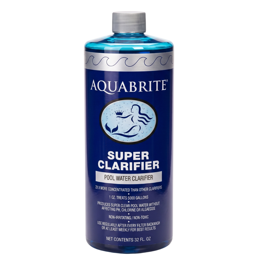 AquaBrite Super Clarifier - 32 fl oz Concentrated Liquid Water Clarifier