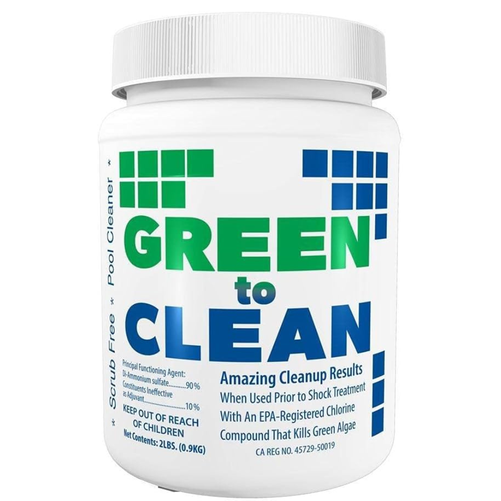 Coral Seas Green Aid - 2 lb Bottle Granular Algaecide and Chlorine Booster