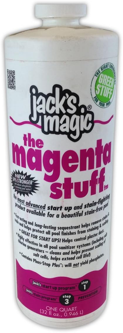 Jack’s Magic Magenta Stuff - 32 oz Bottle Metal Remover & Scale Inhibitor