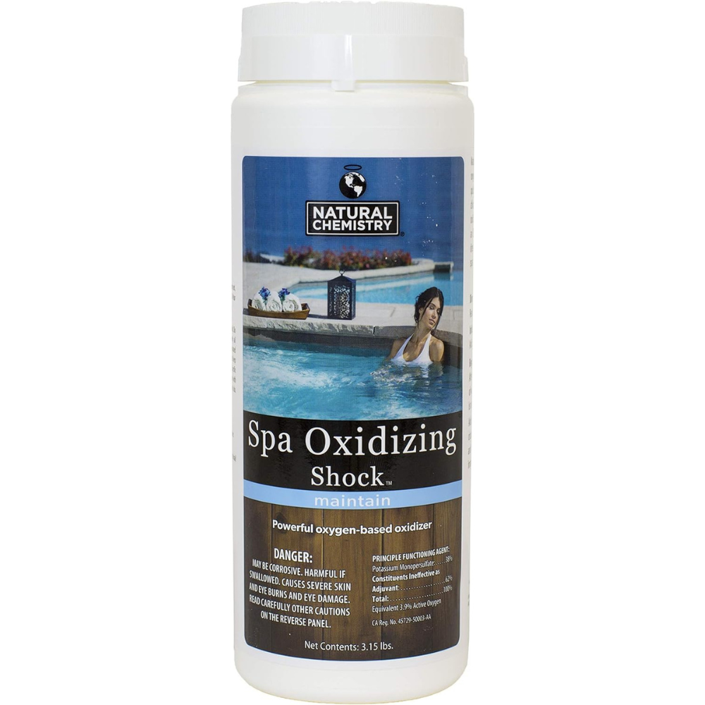 Natural Chemistry Spa Oxidizing Shock - 3.15 lb Bottle Non-Chlorine Treatment