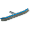 Pentair #718 18" Algae Brush - Heavy-Duty Stainless Steel Bristles for Plaster Pools