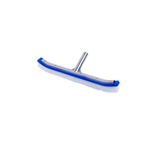 SplashPro 18" Curved Pool Wall Brush with Heavy-Duty Aluminum Back